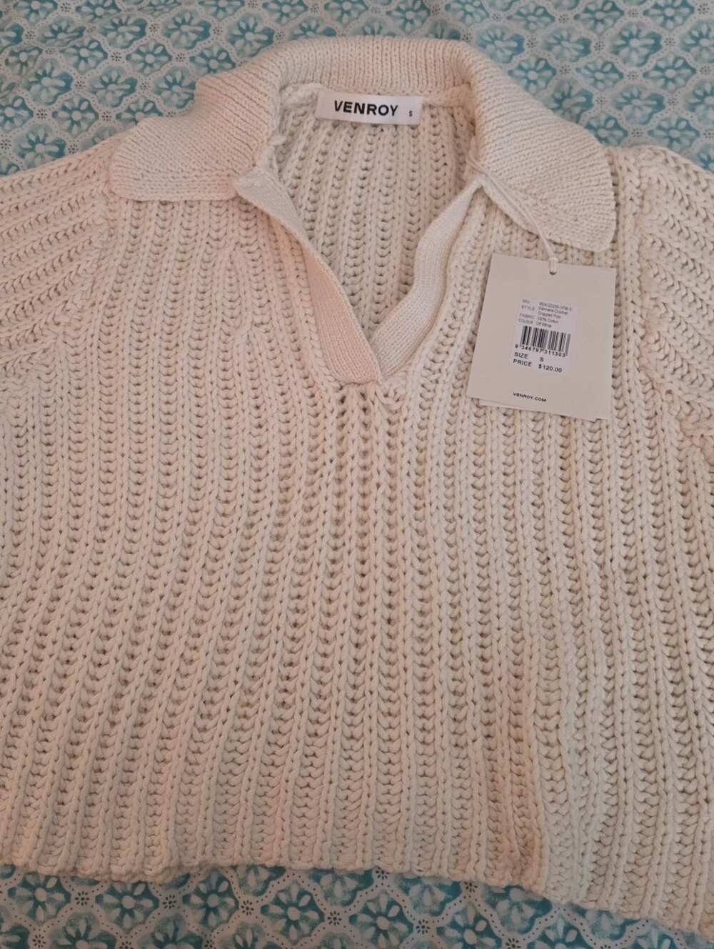 Venroy Cropped Sweater